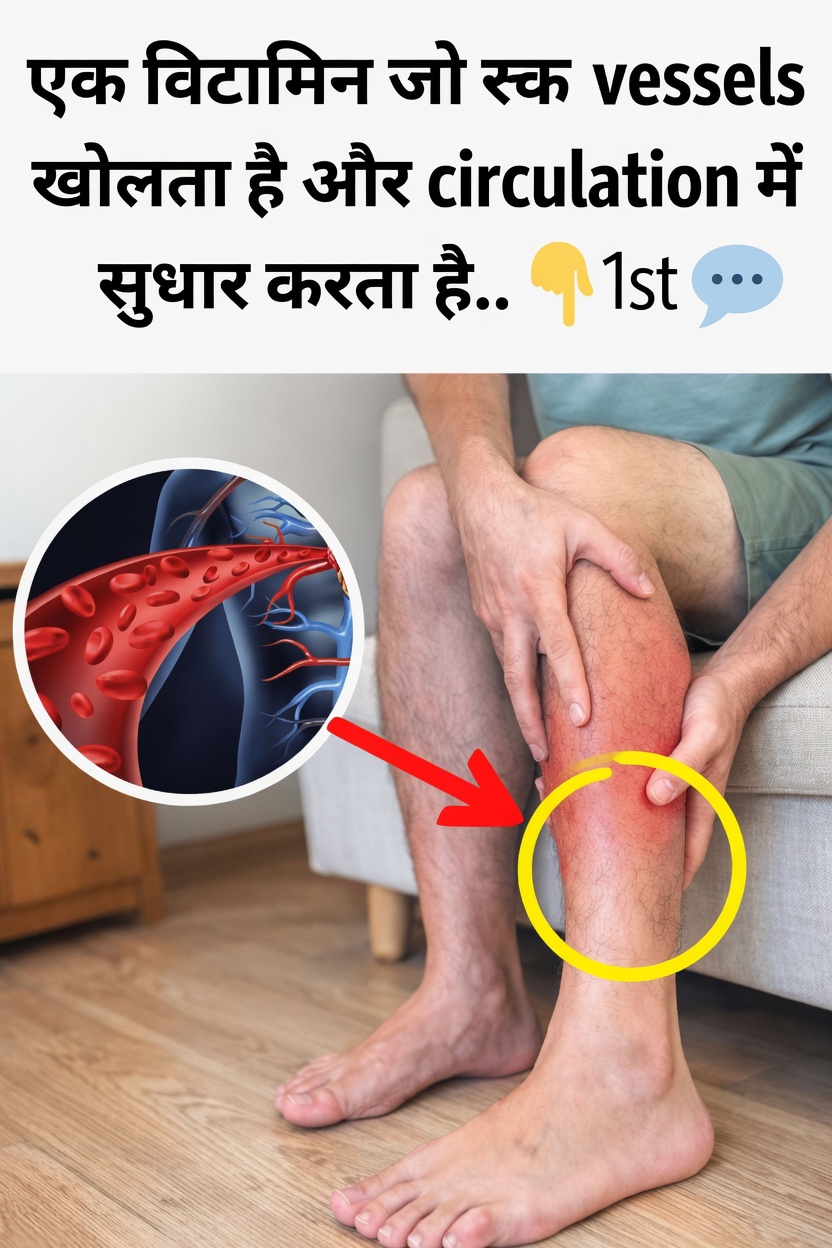 उस विटामिन के बारे में जानें जो उम्र बढ़ने के साथ स्वस्थ रक्त प्रवाह का समर्थन करता है