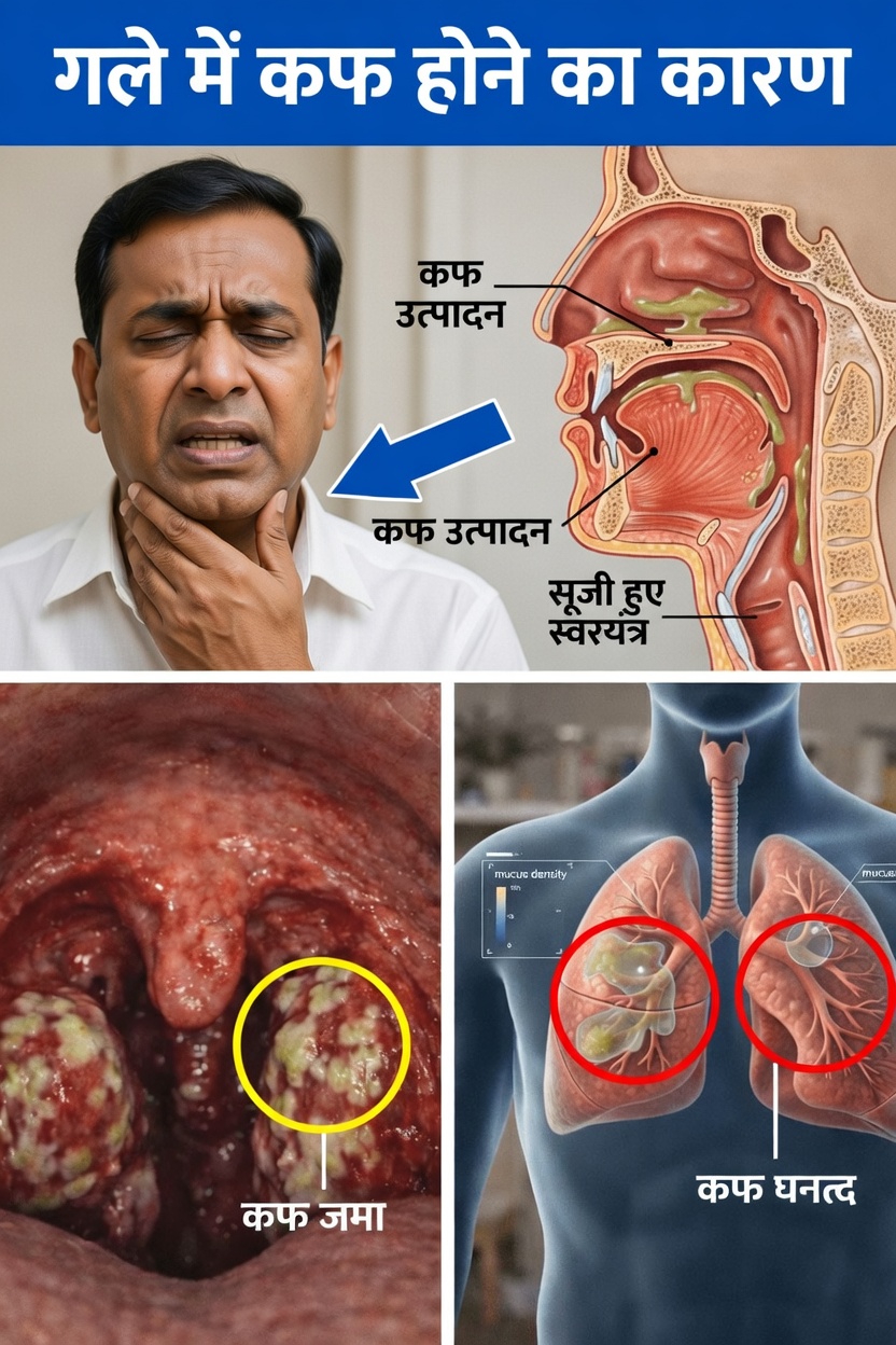 आपके गले में लगातार बलगम क्यों रहता है और रोज़मर्रा के वे कारण जिनके बारे में आपको जानना चाहिए