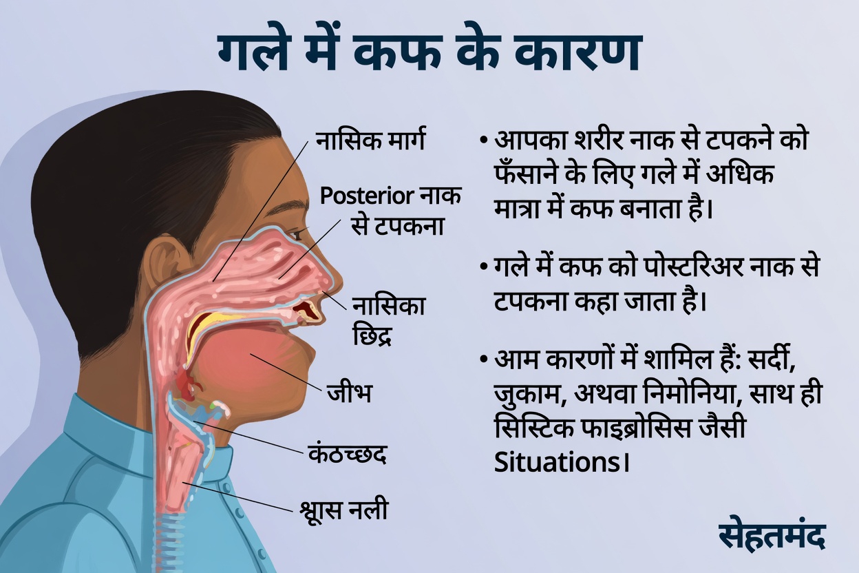 आपके गले में लगातार बलगम क्यों रहता है और रोज़मर्रा के वे कारण जिनके बारे में आपको जानना चाहिए