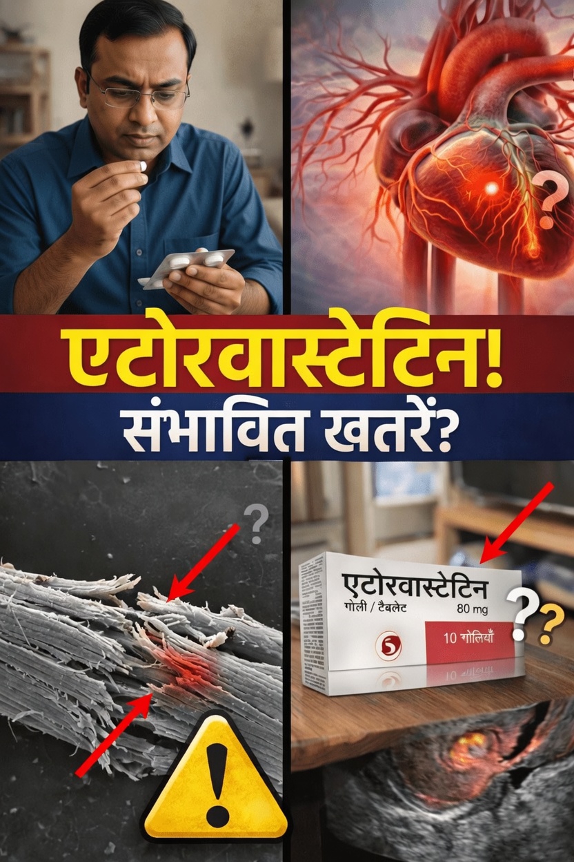 एटोरवास्टेटिन के दुष्प्रभावों के बारे में जानने योग्य 15 महत्वपूर्ण बातें और अपने डॉक्टर से उनके बारे में कैसे बात करें