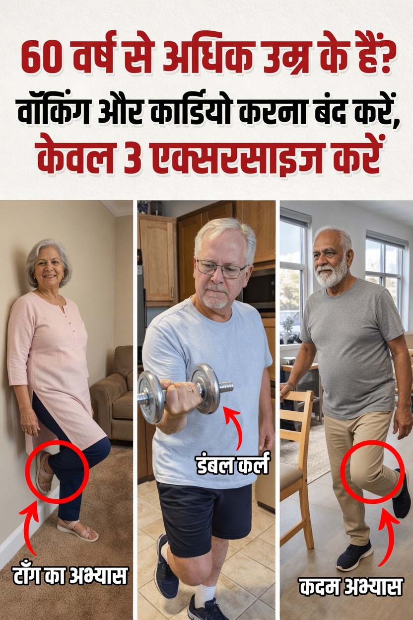 60 के बाद केवल टहलना पर्याप्त क्यों नहीं हो सकता