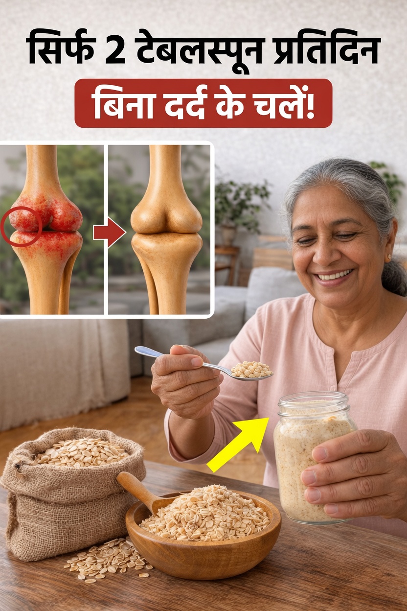 हर दिन इस भोजन के सिर्फ 2 चम्मच खाने से आपके घुटनों के आराम को सहारा मिल सकता है