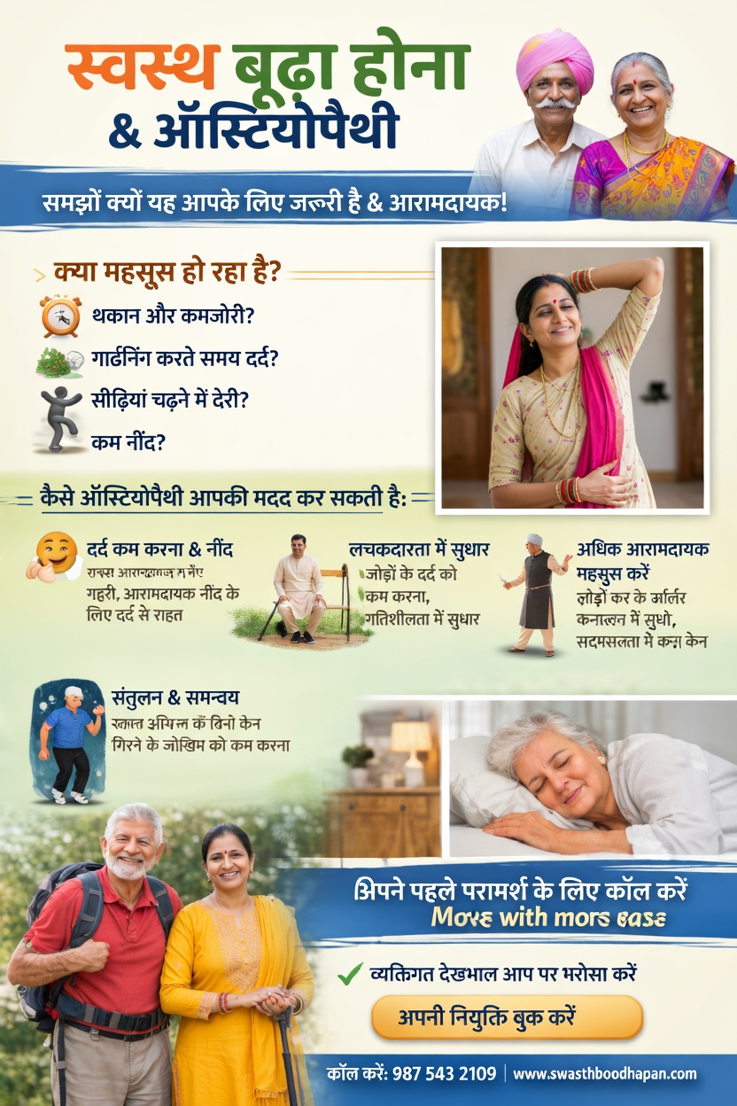 जैसे-जैसे हमारी उम्र बढ़ती है, जोड़ों की आरामदायक स्थिति क्यों महत्वपूर्ण होती है