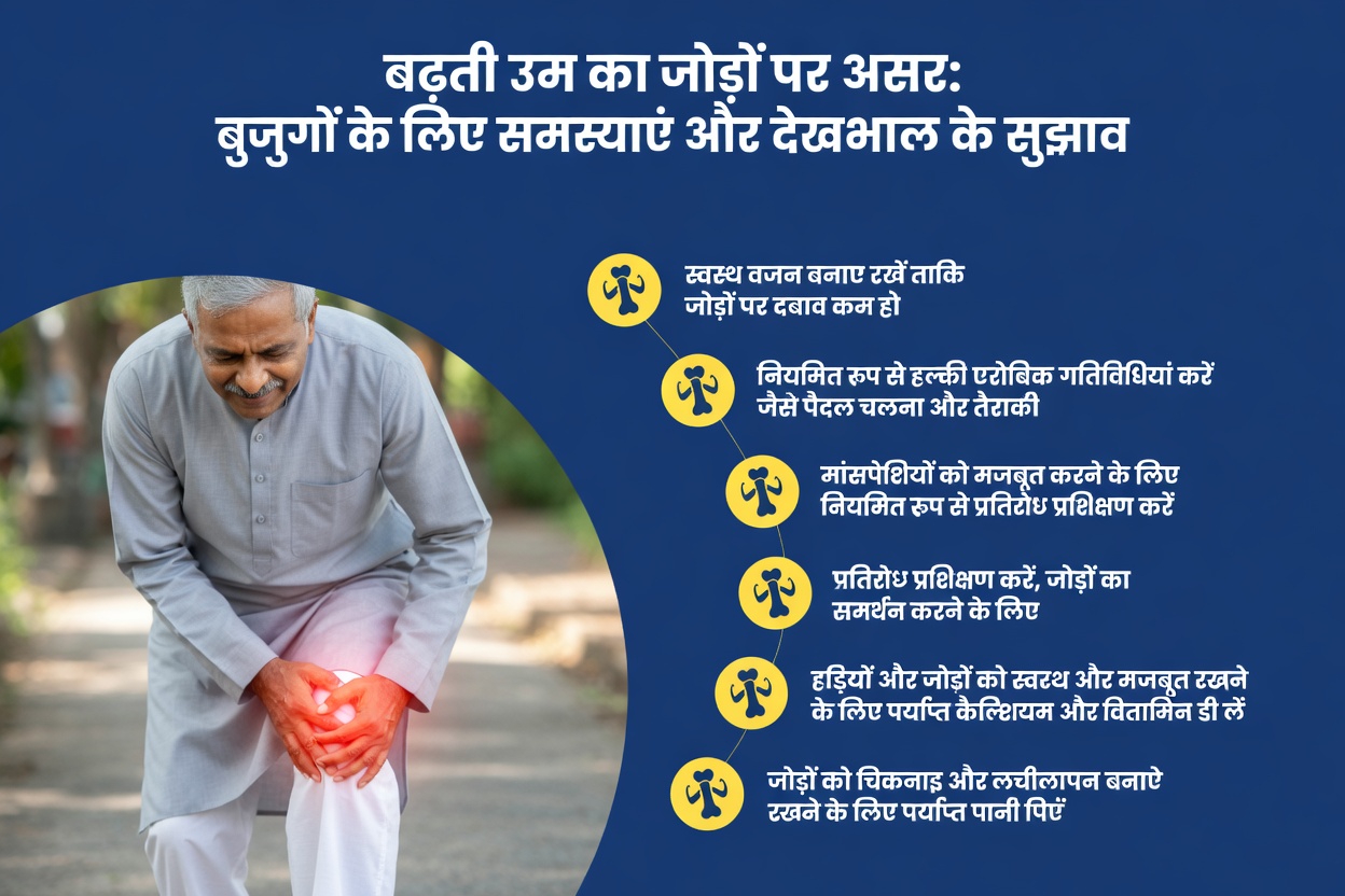 जैसे-जैसे हमारी उम्र बढ़ती है, जोड़ों की आरामदायक स्थिति क्यों महत्वपूर्ण होती है