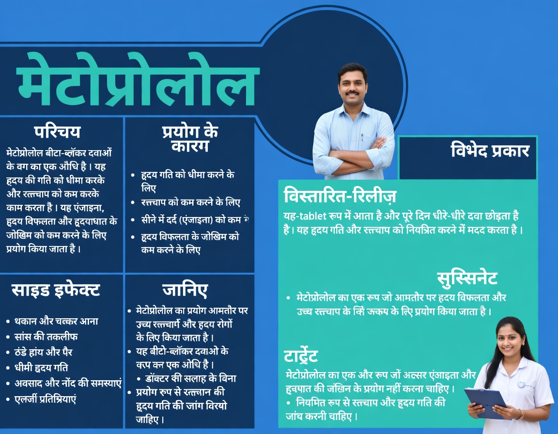 मेटोप्रोलोल लेने के 10 सामान्य दुष्प्रभाव क्या हैं और उन्हें अपनी दिनचर्या में सही तरीके से कैसे प्रबंधित करें