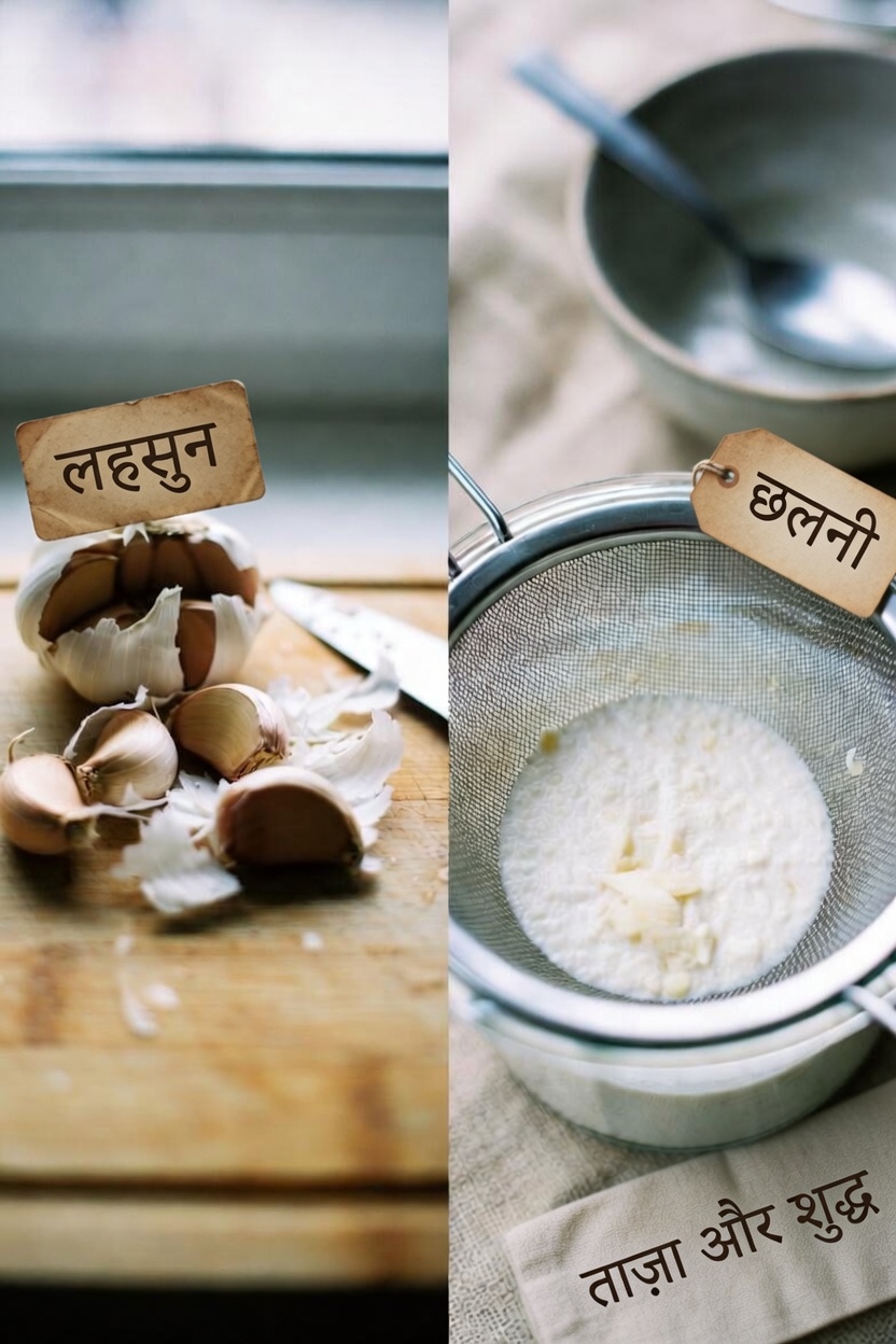 रोज़मर्रा के उपयोग के लिए घर पर लहसुन और दूध का मिश्रण तैयार करने का सरल तरीका जानें