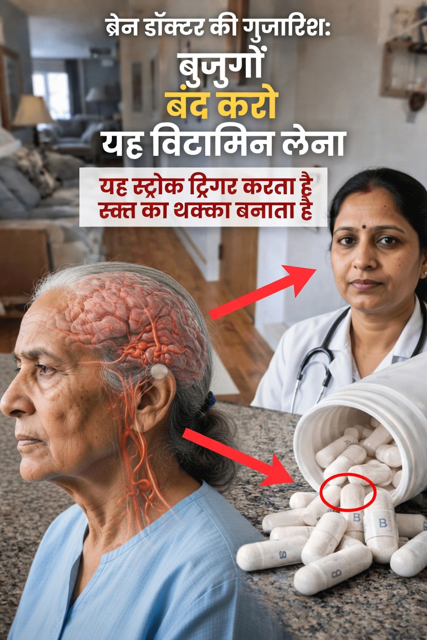 एक मस्तिष्क डॉक्टर के रूप में, मैं हैरान हूँ—यह विटामिन रातों-रात स्ट्रोक का खतरा बढ़ा देता है | वरिष्ठ स्वास्थ्य