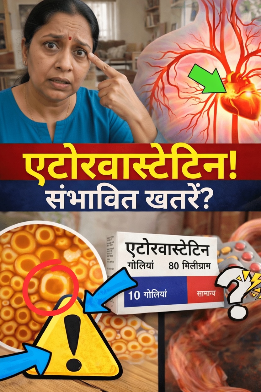 एटोरवास्टेटिन के दुष्प्रभावों को समझना: बेहतर हृदय स्वास्थ्य प्रबंधन के लिए आपको क्या जानना चाहिए