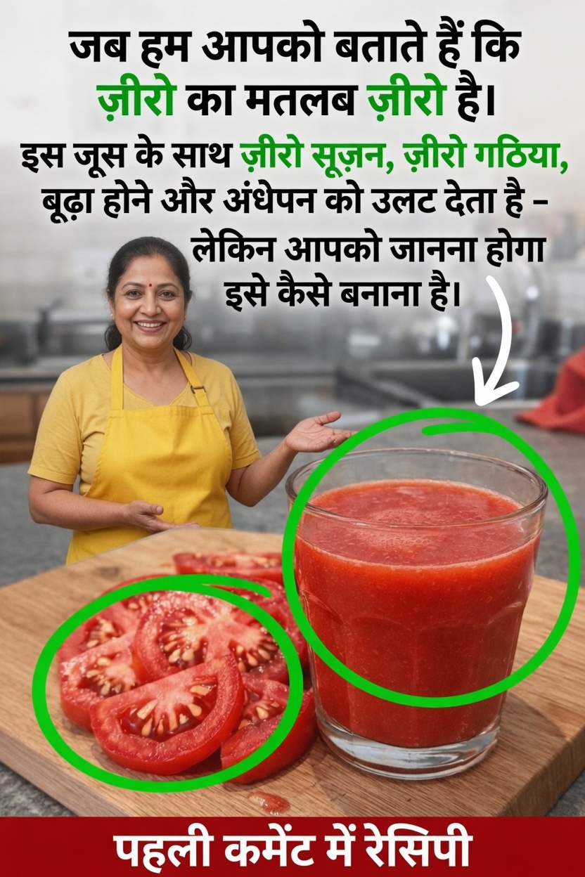 ताज़े टमाटर के रस के आश्चर्यजनक स्वास्थ्य लाभ: अपने दैनिक पोषण को बढ़ाने का एक सरल तरीका