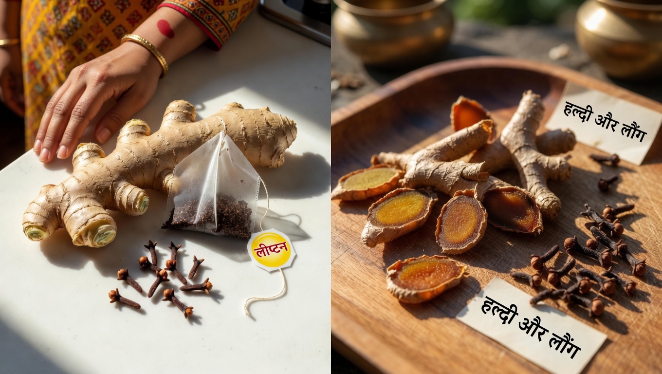 अपनी दैनिक दिनचर्या में अदरक, लौंग और काली चाय का आनंद लेने का एक सरल तरीका