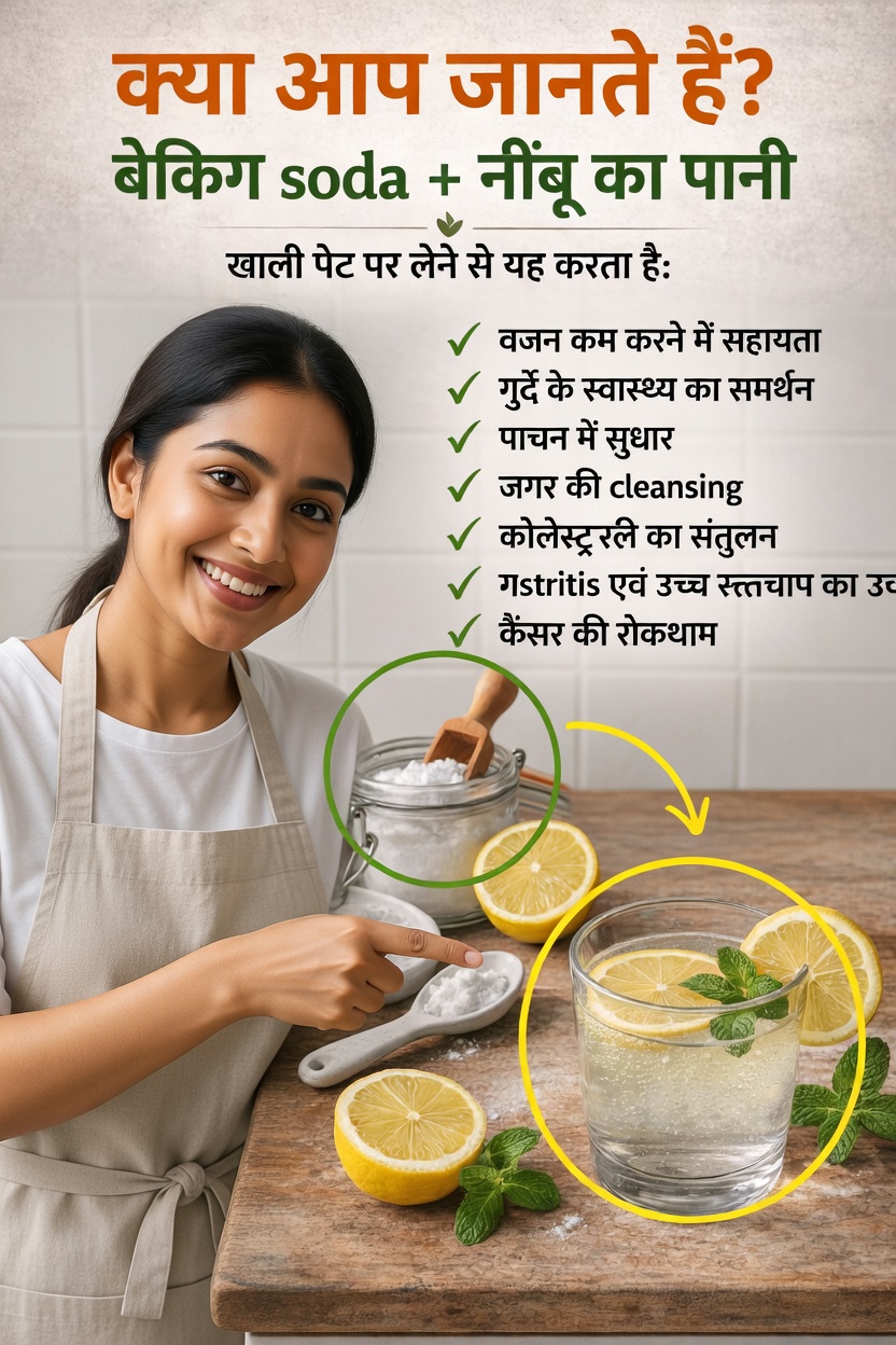 बेकिंग सोडा और नींबू पानी वास्तव में क्या है?