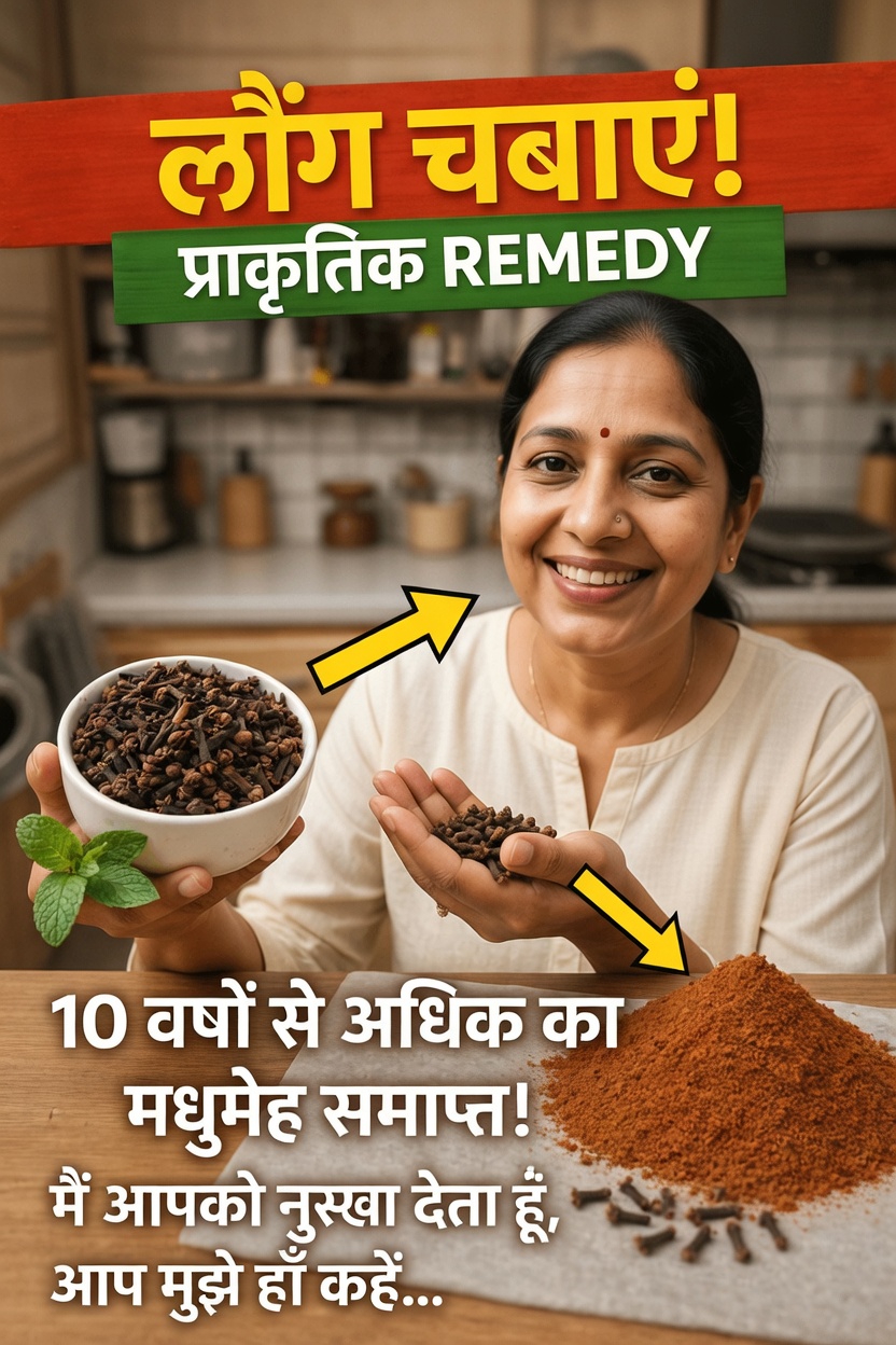 दिन में सिर्फ 2 लौंग चबाएँ — क्या होता है, यह देखकर आप हैरान रह जाएँगे