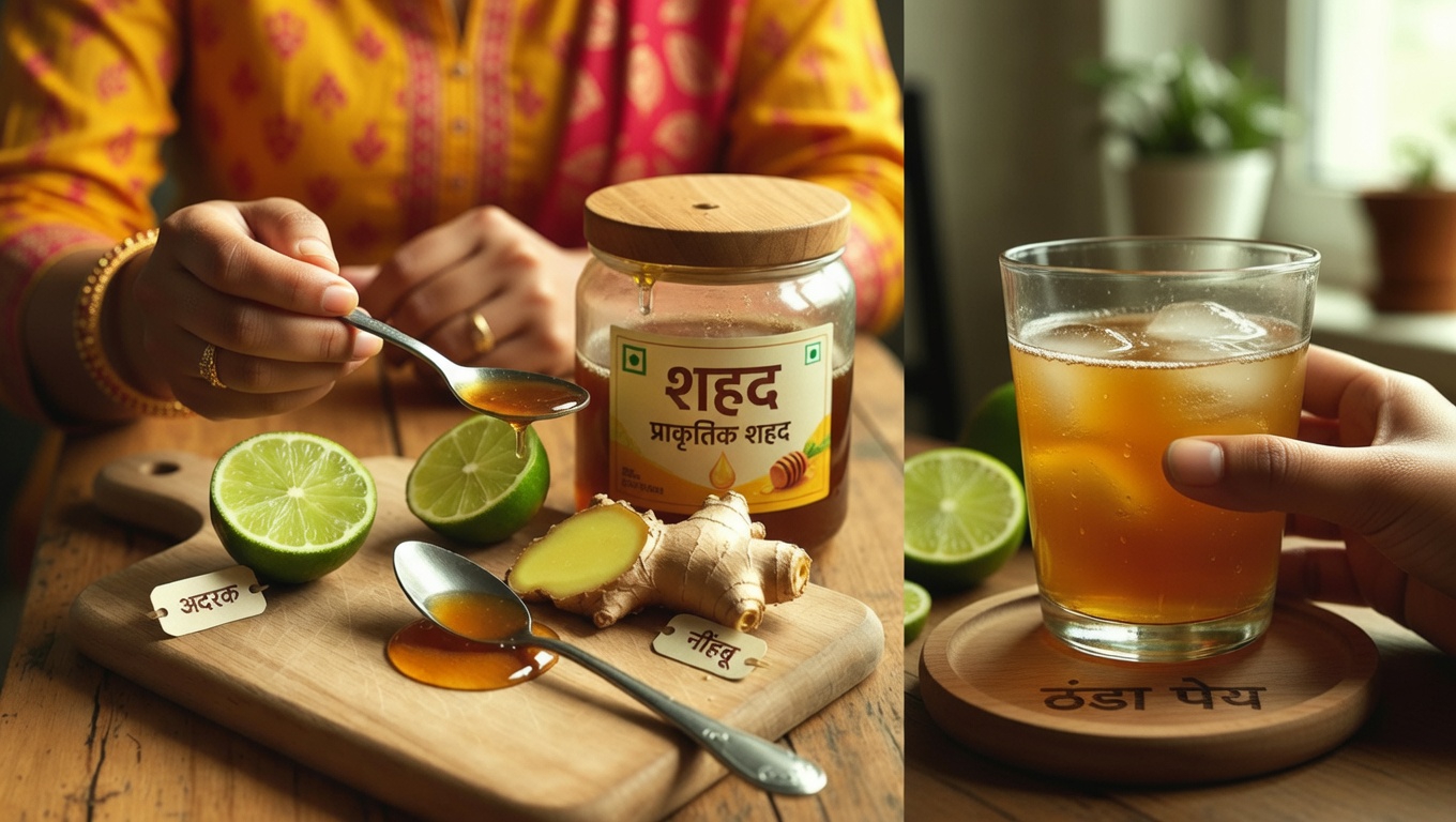 एक सरल शाम की दिनचर्या: दैनिक स्वास्थ्य के लिए प्राकृतिक अदरक, नींबू और शहद पेय का अन्वेषण