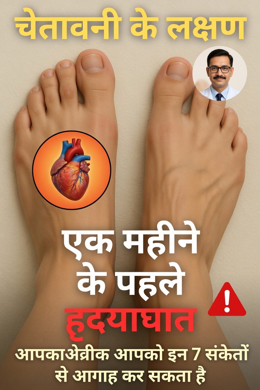 दिल के दौरे से हफ्तों पहले आपका शरीर आपको दे रहा हो सकता है ये 7 प्रमुख चेतावनी संकेत