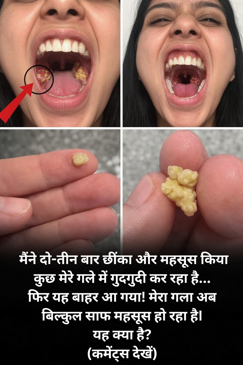 छींकने के बाद आपके गले से निकली वह छोटी गांठ क्या है? टॉन्सिल स्टोन को समझें