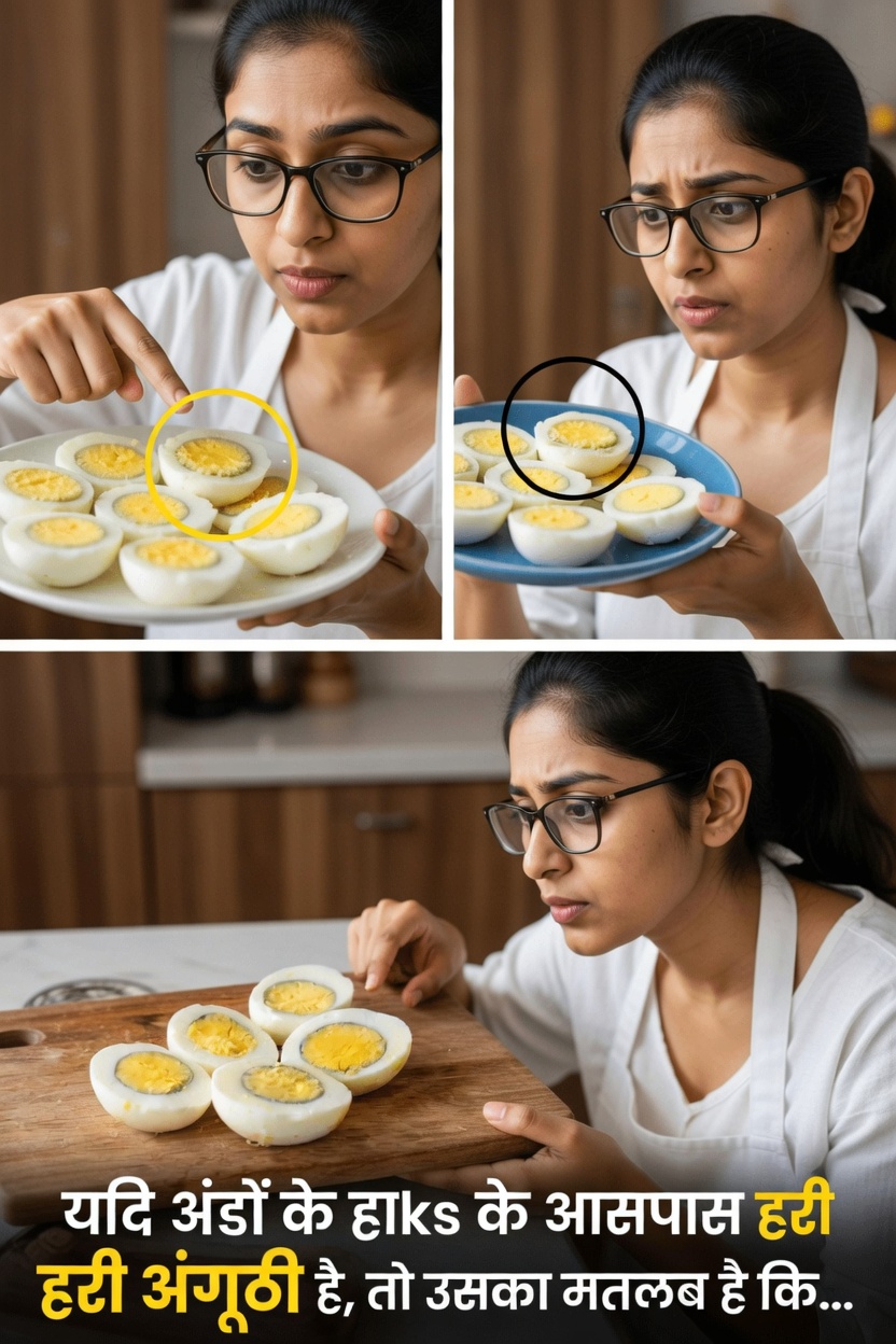उबले हुए अंडों की जर्दी के चारों ओर हरी रिंग क्यों दिखाई देती है? इसका असल में क्या मतलब है