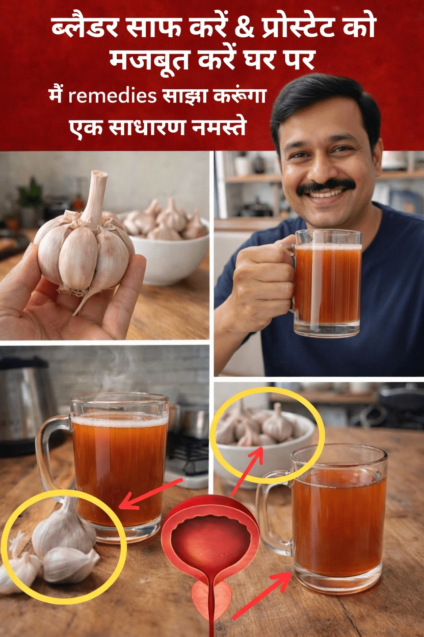 क्या यह सरल लहसुन का पेय 60 के बाद मूत्राशय के आराम का समर्थन कर सकता है?