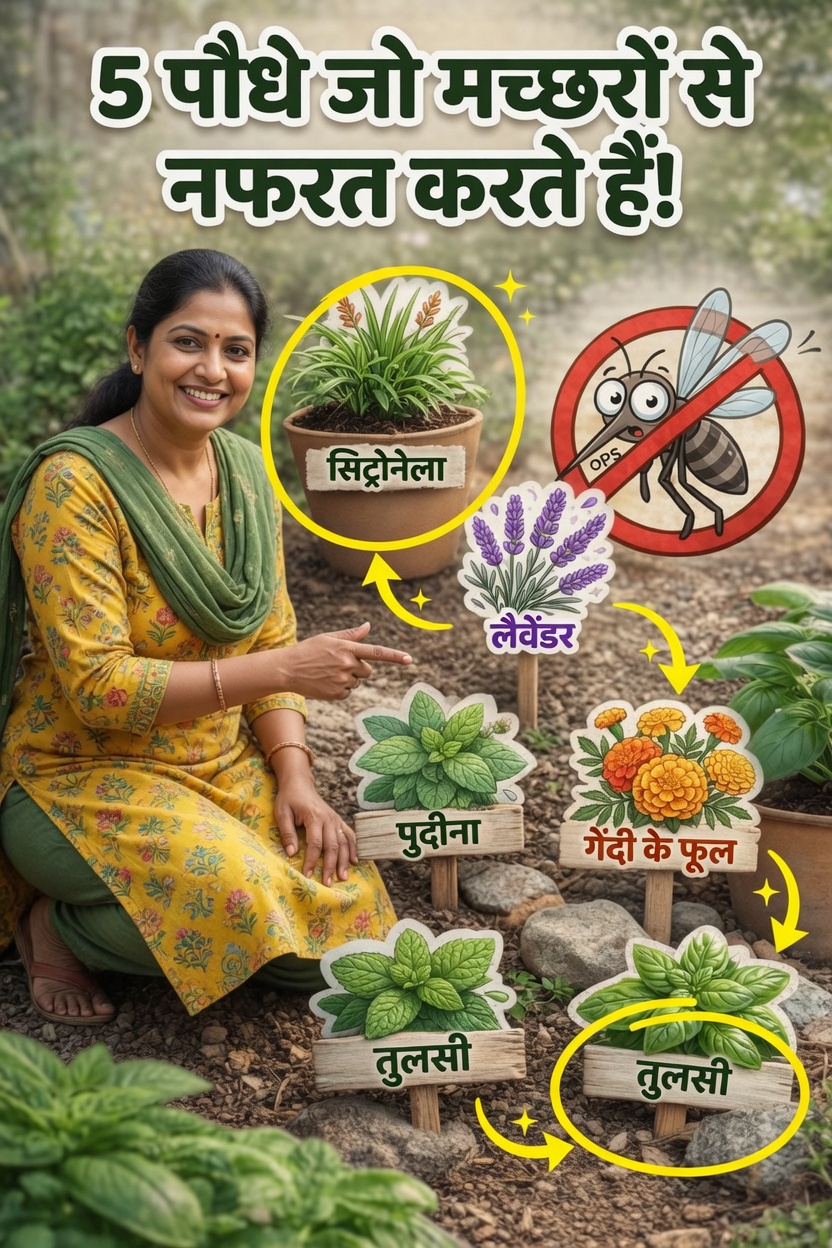 आज रात मच्छरों को रोकें? मेक्सिको के कई घर 5 बगीचे के पौधों को भूल रहे हैं