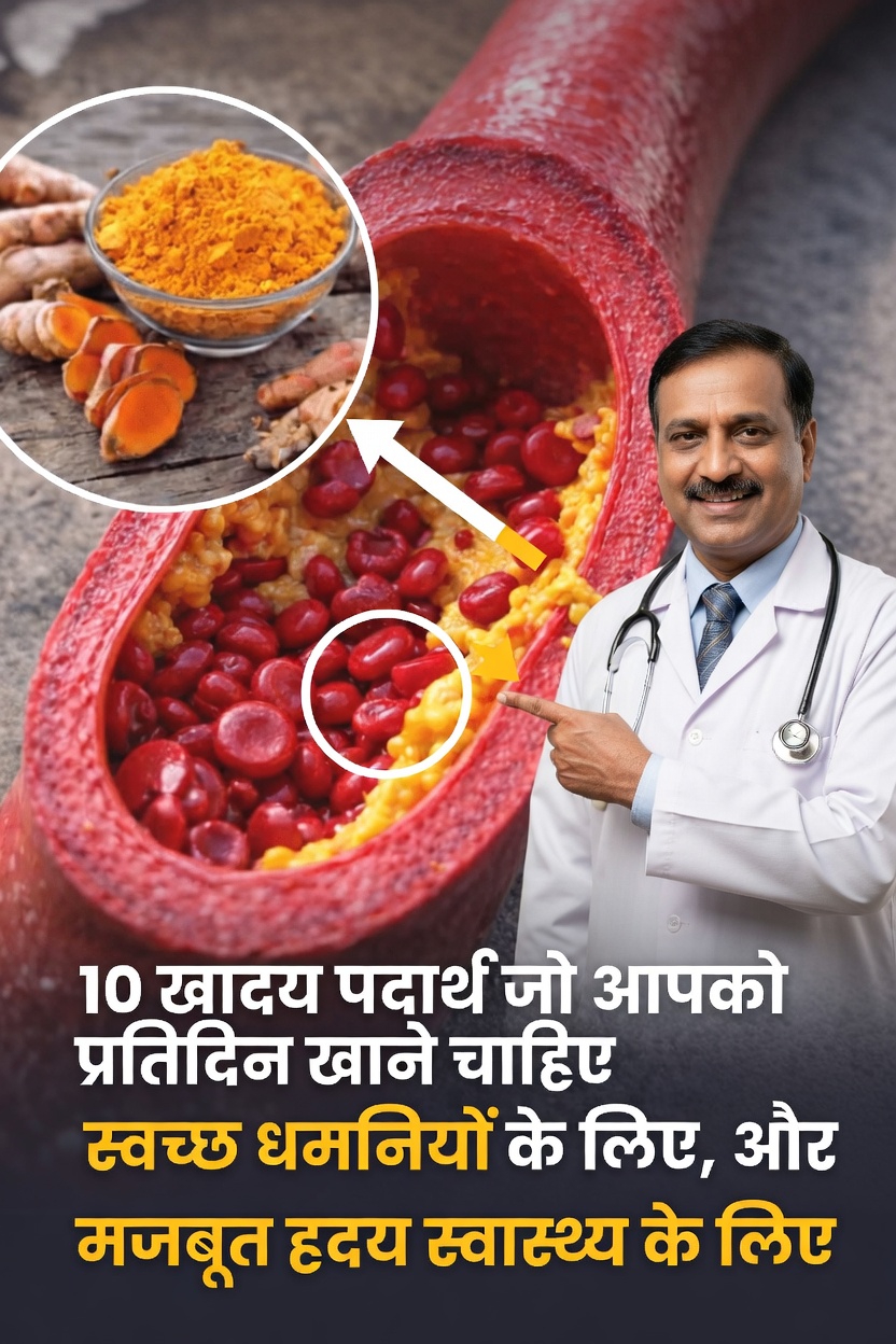 धमनियों को साफ रखने और हृदय स्वास्थ्य को समर्थन देने वाले शीर्ष 10 खाद्य पदार्थ