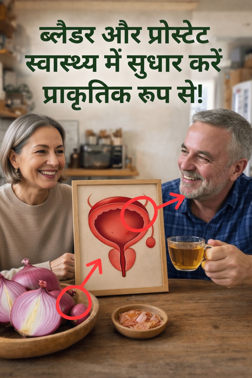 एक सरल लाल प्याज़ की रेसिपी से घर पर प्राकृतिक रूप से अपने मूत्राशय और प्रोस्टेट स्वास्थ्य को कैसे सहारा दें