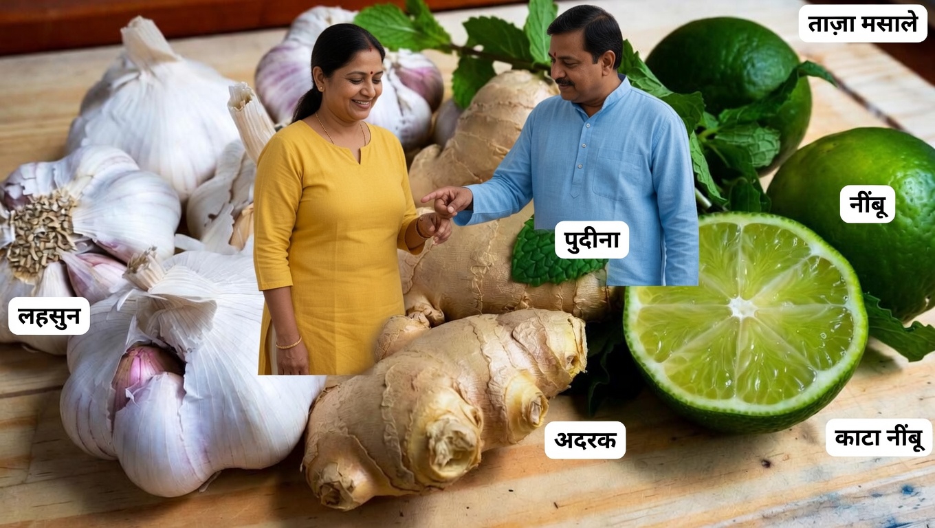 क्या लहसुन, अदरक, नींबू और पुदीना जैसी रोज़मर्रा की सामग्री स्वस्थ रक्तचाप स्तरों को बनाए रखने में मदद कर सकती हैं?