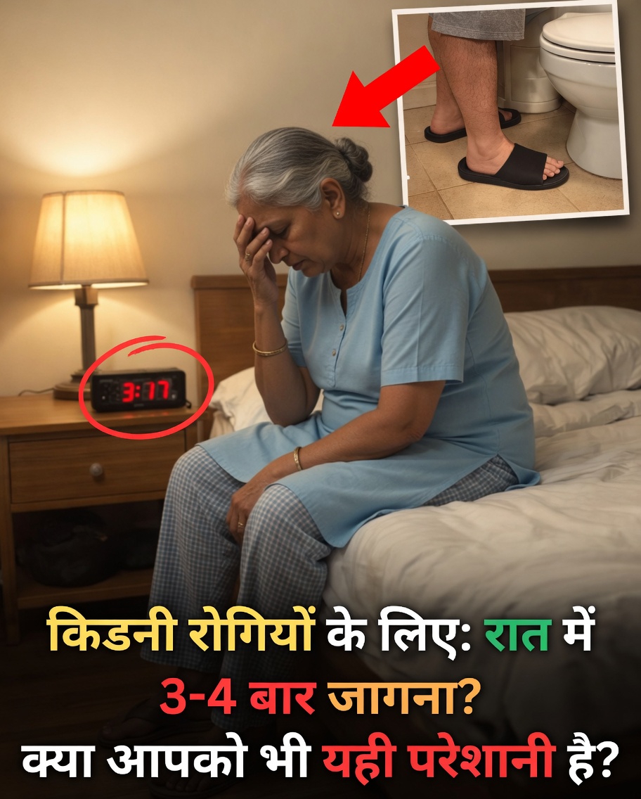 किडनी के मरीज रात में पेशाब करने के लिए अक्सर 3-4 बार क्यों जागते हैं?