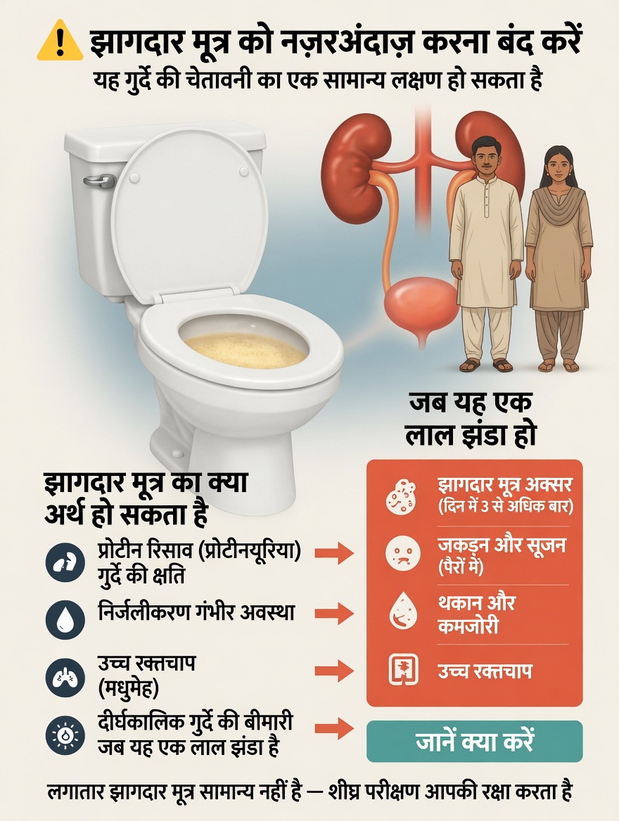 आपका मूत्र झागदार क्यों दिखता है? गुर्दों के स्वास्थ्य के इस सामान्य संकेत को समझें