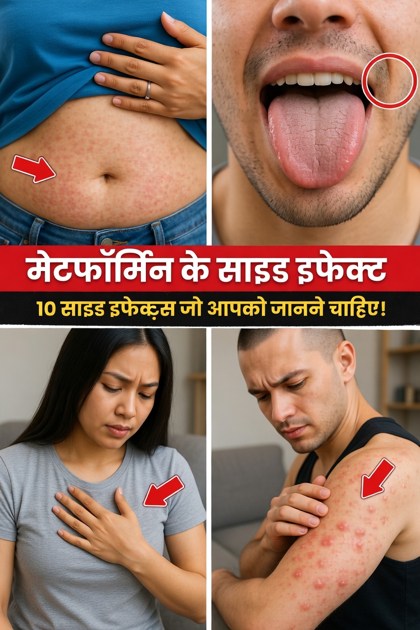 मेटफॉर्मिन के 10 आम दुष्प्रभाव जिनके बारे में आपको जानना चाहिए और उन्हें सुरक्षित रूप से संभालने के व्यावहारिक सुझाव