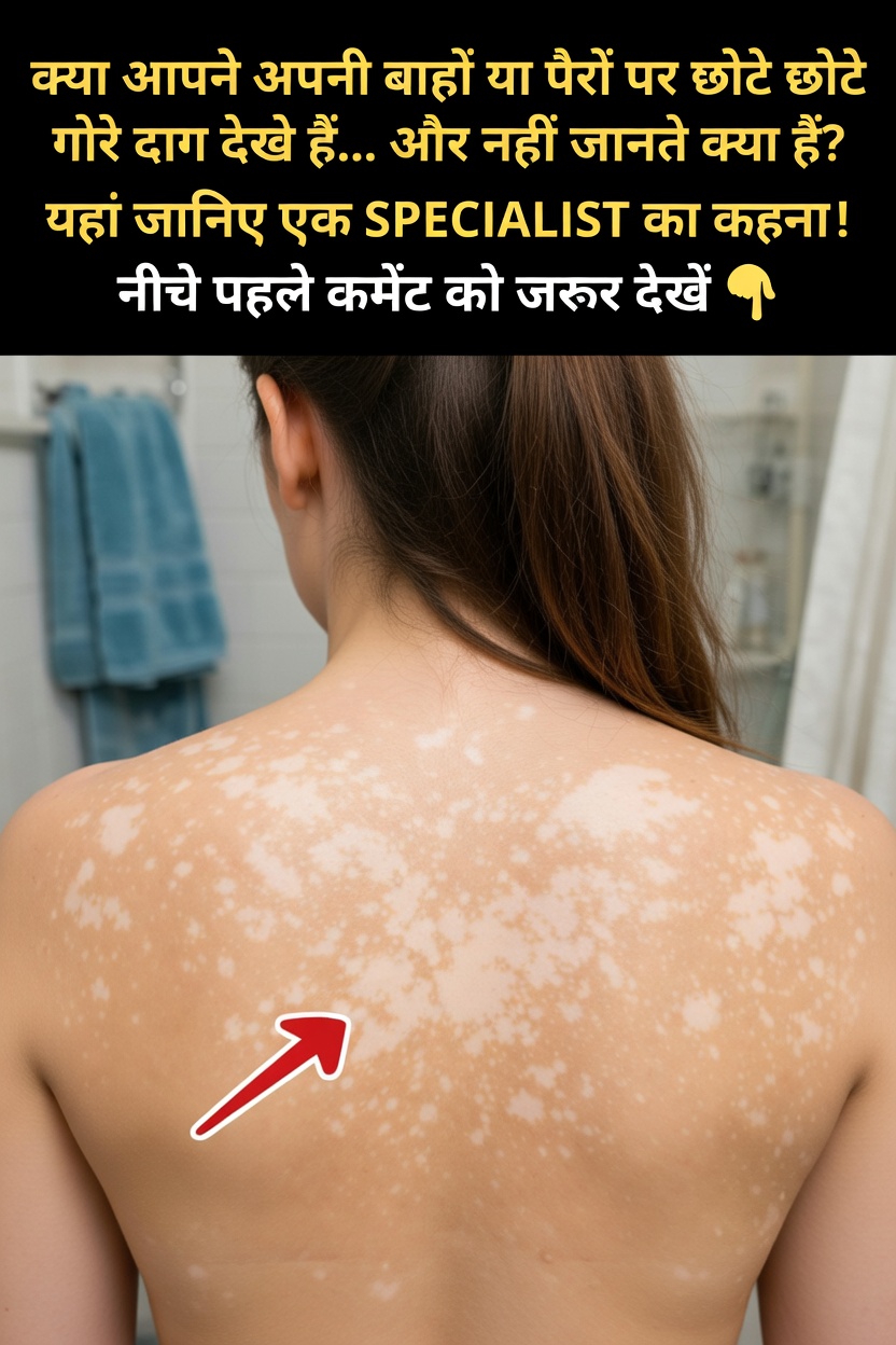 त्वचा पर ये छोटे सफेद धब्बे क्या हैं?