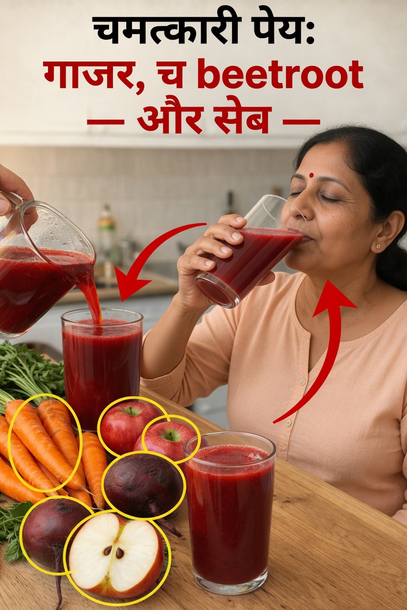 गाजर, चुकंदर और सेब का जूस कैसे बनाएं: आपकी स्वास्थ्य दिनचर्या के लिए एक आसान रेसिपी