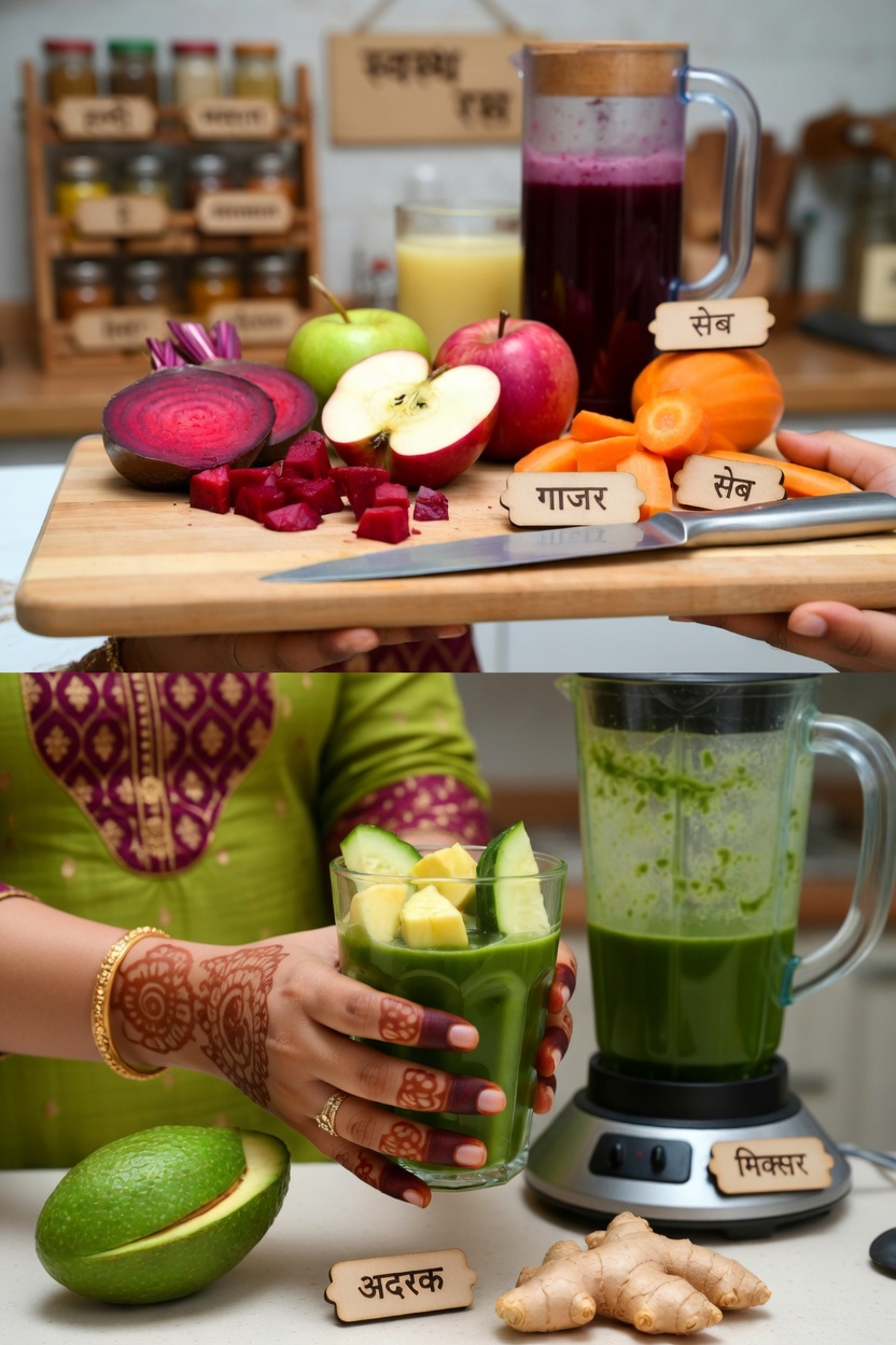 ऊर्जा, रोग प्रतिरोधक क्षमता और स्वाभाविक रूप से आरामदायक नींद का समर्थन करने के लिए 6 स्वादिष्ट घरेलू जूस रेसिपी खोजें