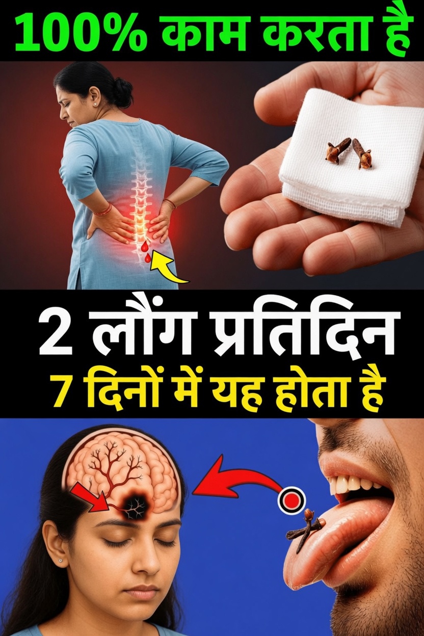 60 के बाद लौंग: जब आप 7 दिनों तक रोज़ 2 लौंग खाते हैं तो क्या होता है?