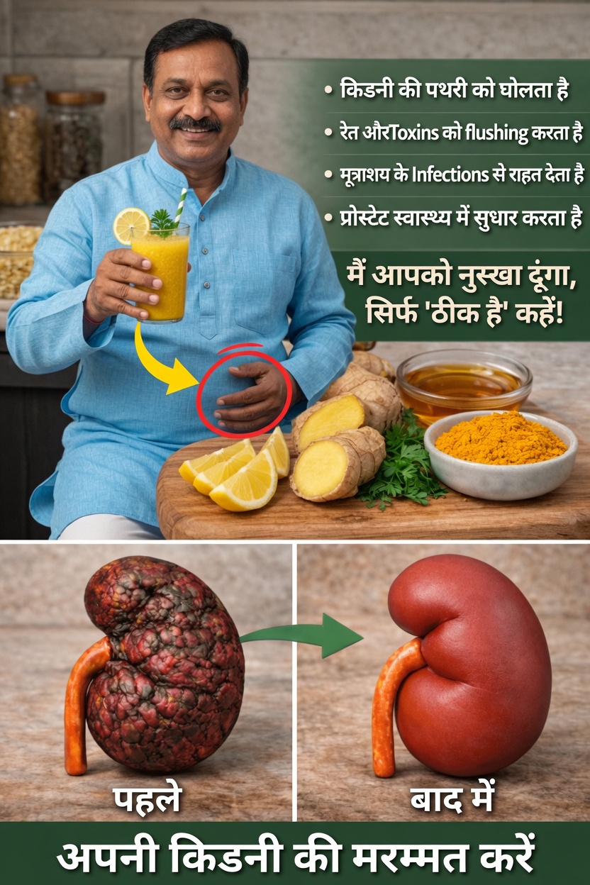 गुर्दों के स्वास्थ्य को प्राकृतिक रूप से सहारा देना: अपनाने योग्य सरल आदतें और आज़माने लायक सामग्री