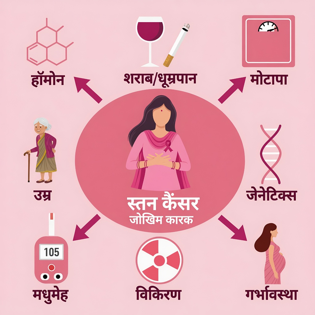 पति की अस्वास्थ्यकर आदतें जैसे धूम्रपान और शराब कैसे पत्नी के स्तन कैंसर के जोखिम कारकों को प्रभावित कर सकती हैं