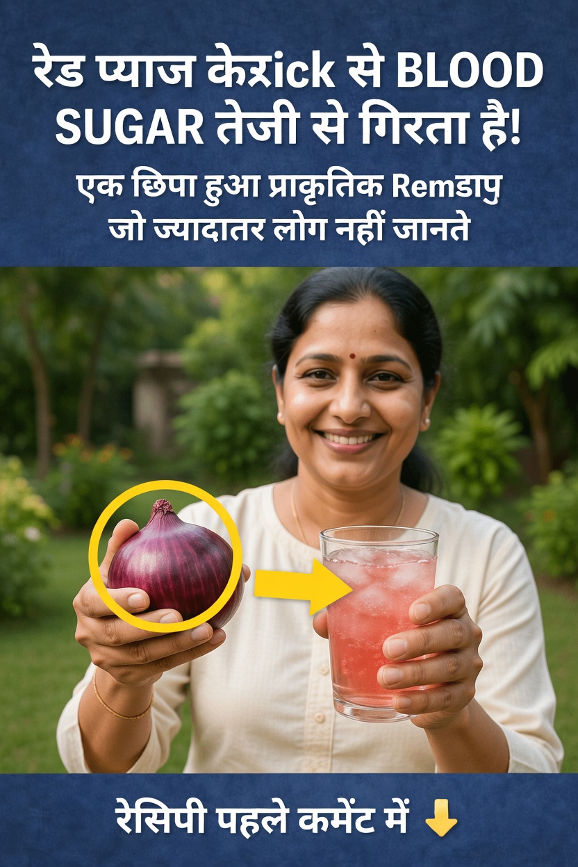 लाल प्याज़ और रक्त शर्करा: रोज़मर्रा की सेहत के लिए एक साधारण रसोई सामग्री की पड़ताल