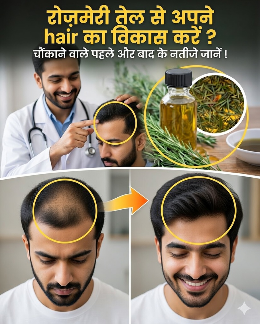 🌿 बालों की तेज़ वृद्धि को प्रोत्साहित करने के लिए रोज़मेरी का तेल कैसे तैयार करें
