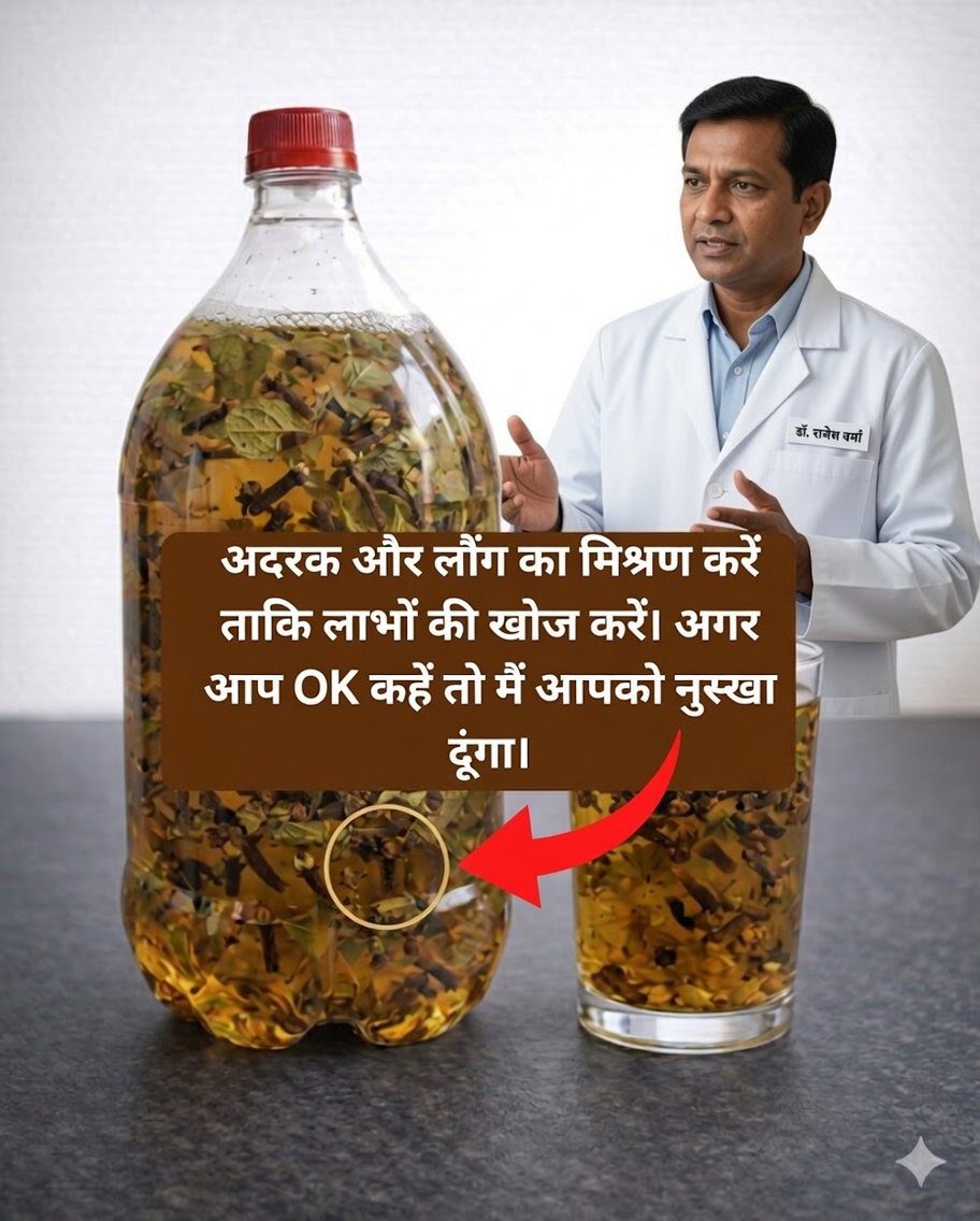 🌿 अदरक को लौंग के साथ मिलाएं: प्राकृतिक उपचार जो सबको चौंका देता है