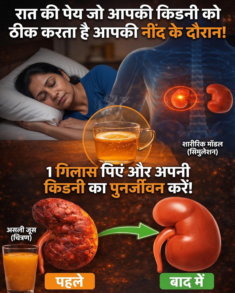 किडनी के स्वास्थ्य और रातभर की रिकवरी में सहायक 11 हल्के शाम के पेय