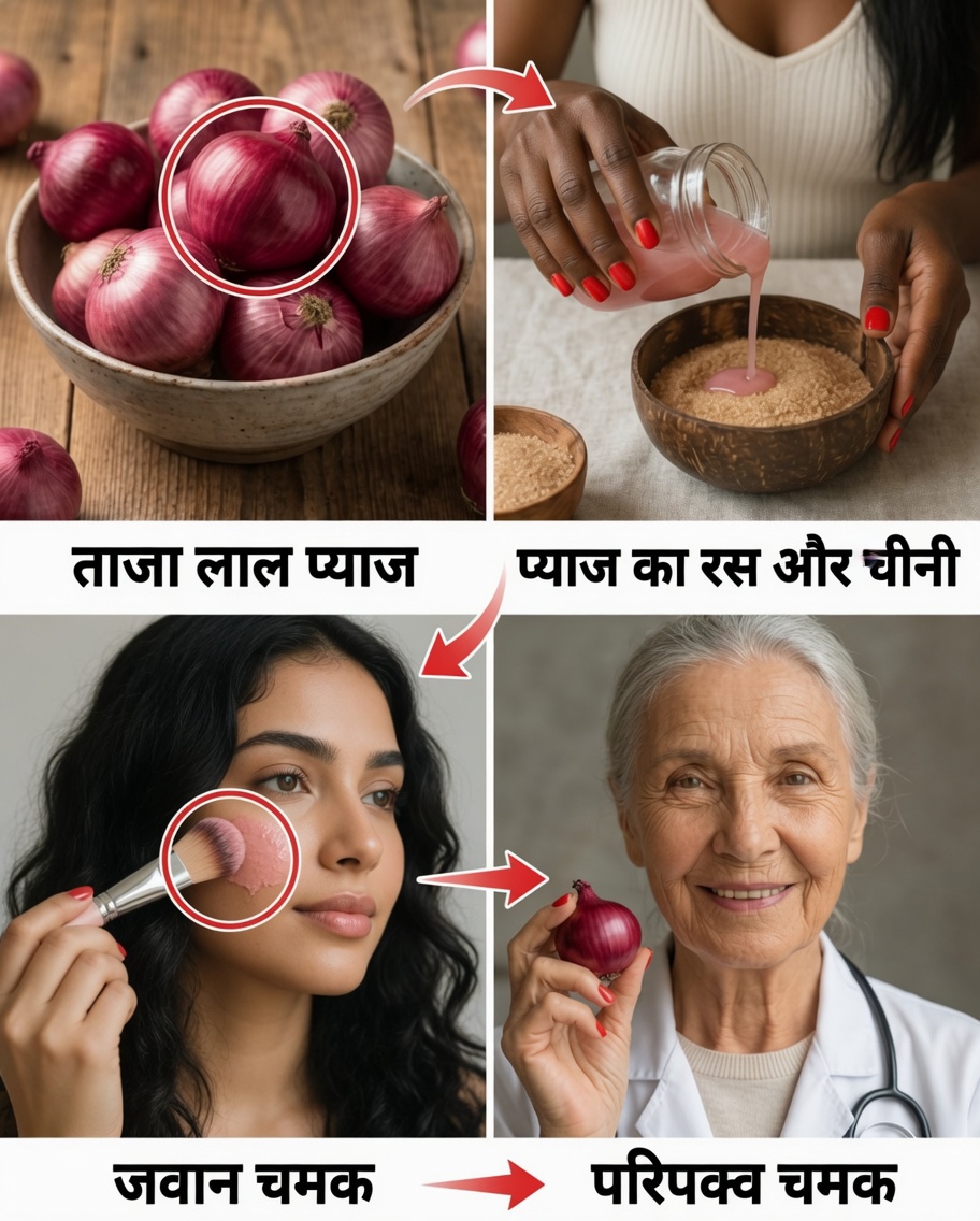 क्या लाल प्याज अधिक चमकदार और एकसमान त्वचा पाने में मदद कर सकता है?