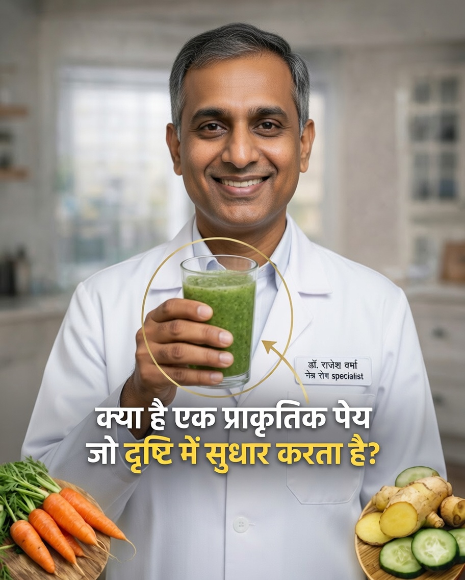 👁️ आंखों के स्वास्थ्य के लिए प्राकृतिक पेय: अपनी नजर की देखभाल करने का एक स्वादिष्ट तरीका