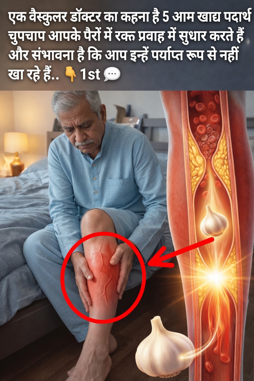 5 रोज़मर्रा के खाद्य पदार्थ जो आपके पैरों में बेहतर रक्त प्रवाह का समर्थन कर सकते हैं – एक वैस्कुलर डॉक्टर बताते हैं कि बहुत से लोग क्या नज़रअंदाज़ कर देते हैं