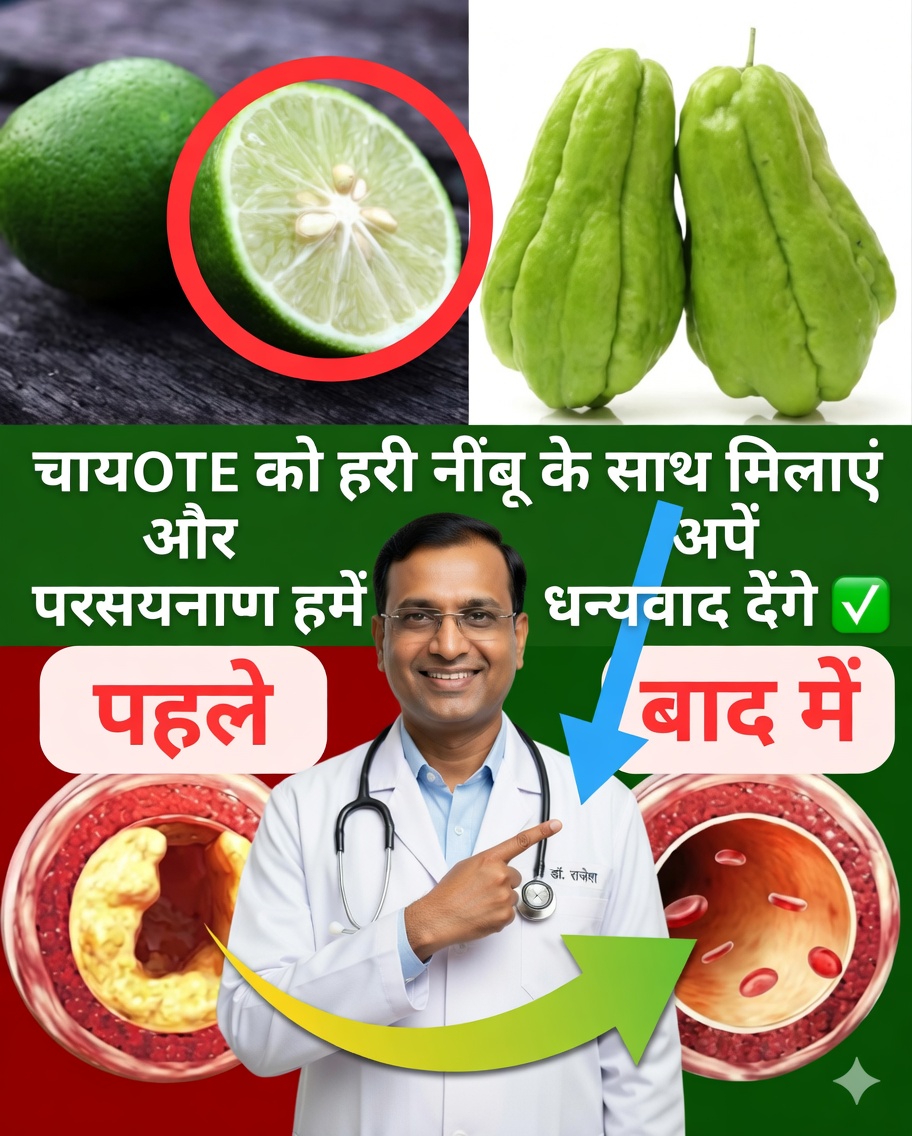 🌿 चायोटे: रक्त संचार, एनीमिया और समग्र स्वास्थ्य के लिए एक प्राकृतिक सहयोगी