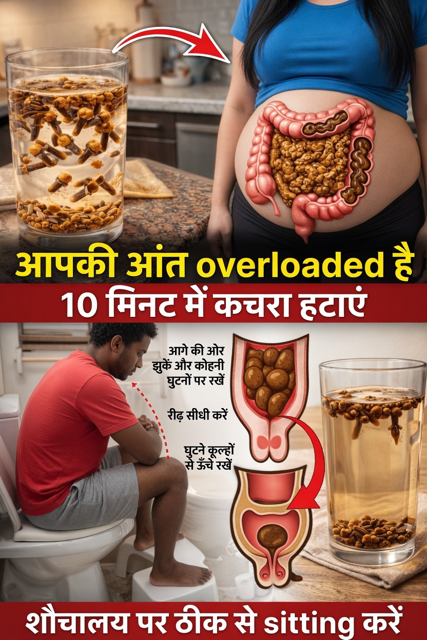 गर्म लौंग का पेय और शौचालय पर सही बैठने की स्थिति आपके पाचन स्वास्थ्य को कैसे सहारा दे सकती है
