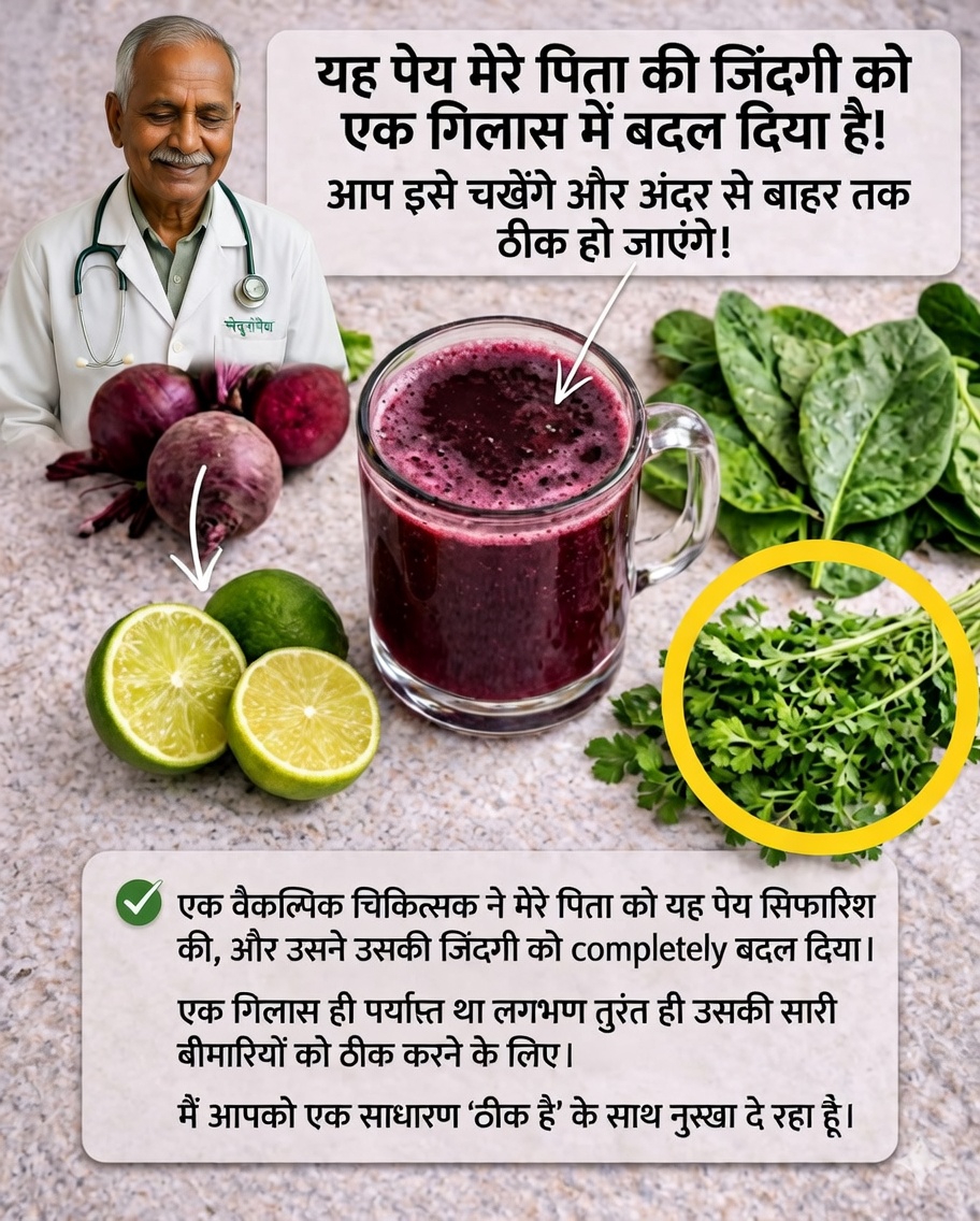 🥤✨ चमत्कारी स्मूदी: प्राकृतिक पेय जो आपके स्वास्थ्य को बदल सकता है