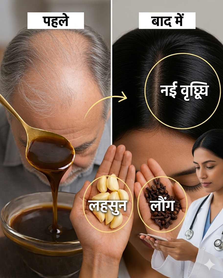🧄🌿 लहसुन और लौंग पर आधारित प्राकृतिक उपाय: अपने बालों को प्राकृतिक रूप से मज़बूत बनाएं