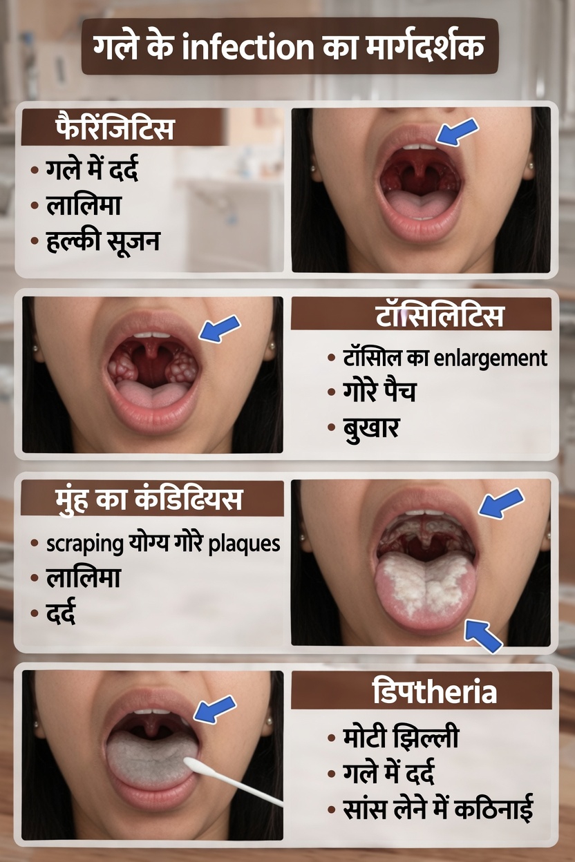 गले के संक्रमण के विभिन्न प्रकार क्या हैं और आप उनके शुरुआती संकेतों को कैसे पहचान सकते हैं?