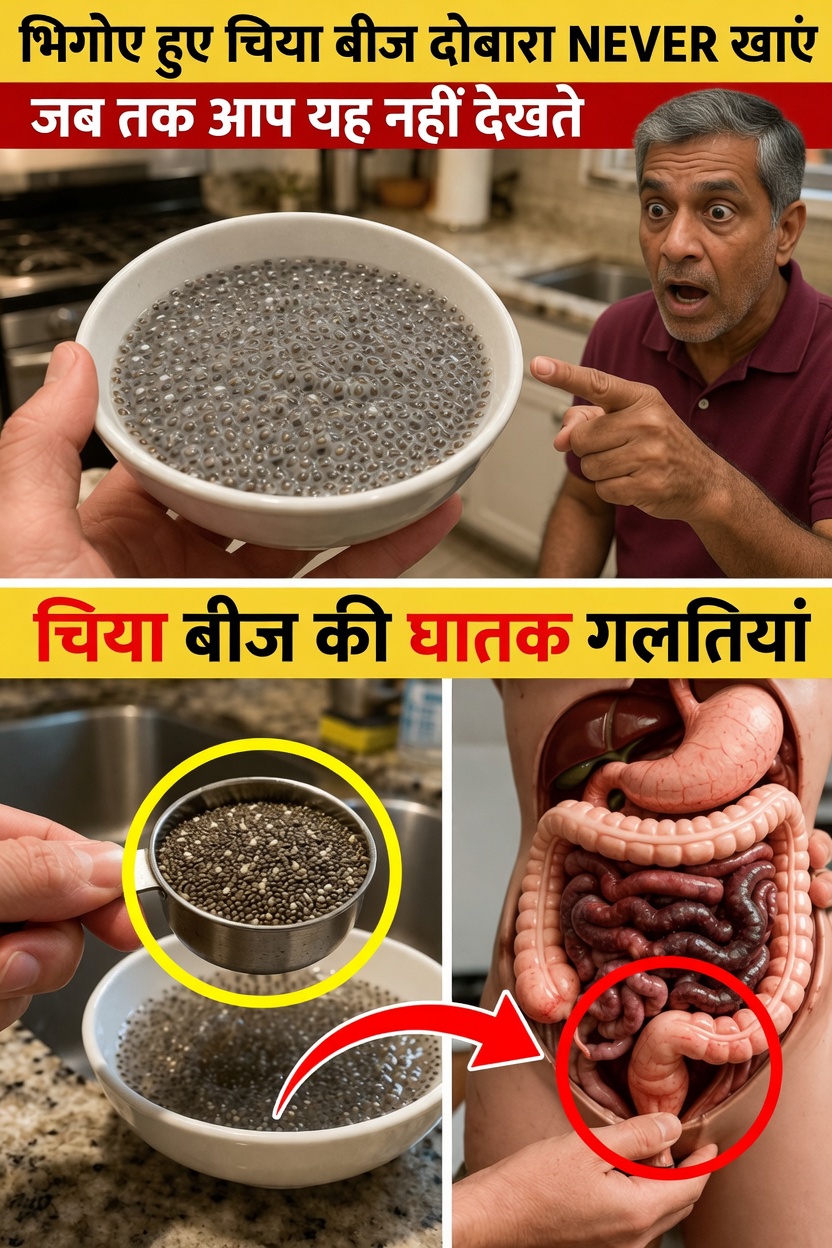 चिया सीड्स भिगोते समय आप जो 5 गंभीर गलतियाँ कर रहे हैं और बेहतर परिणामों के लिए उनसे कैसे बचें