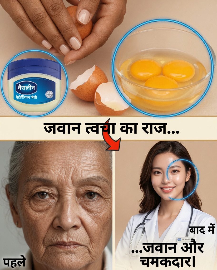 60 साल के बाद अधिक कसी हुई और भरी-भरी त्वचा: अंडे की जर्दी और वैसलीन वाला आसान नाइट मास्क जो चेहरे को फिर से ताजगी देता है
