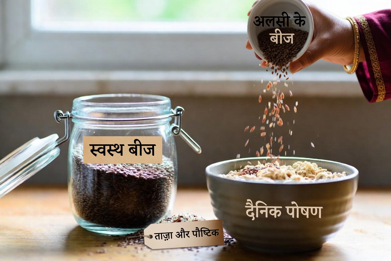 बेहतर आँखों के आराम और दृष्टि समर्थन के लिए अपनी दैनिक दिनचर्या में अलसी के बीज कैसे शामिल करें