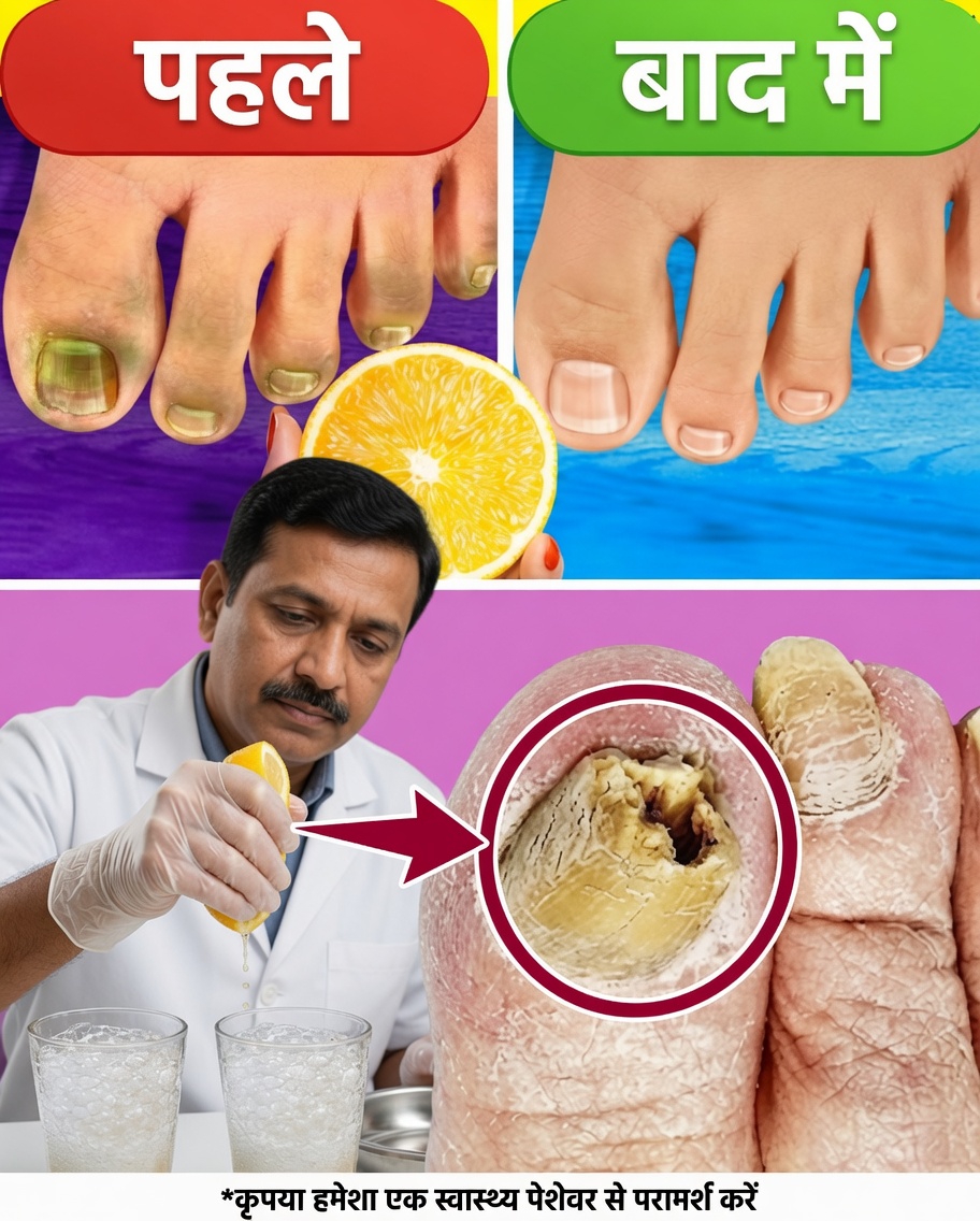 नाखूनों के फंगल संक्रमण को कहें अलविदा! नींबू और नमक का बेहतरीन प्राकृतिक इलाज 🍋🧂